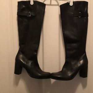 🥾 Black Leather Boots WB09